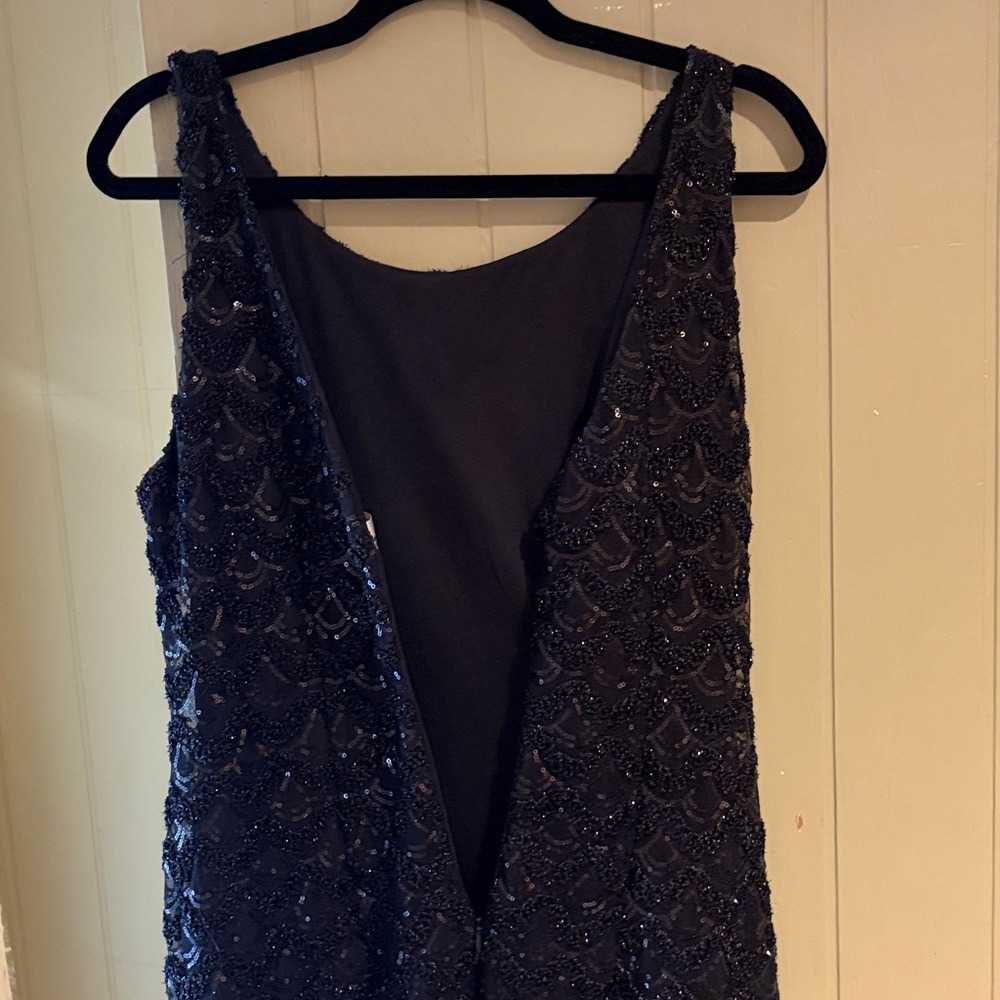 Vintage Black Beaded Sparkly Dress - Picture 6 of 7